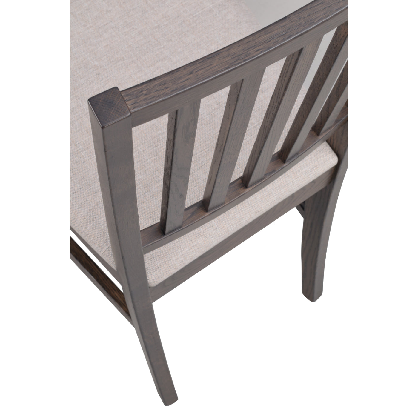 Filippa-tuoli, tummanruskea tammi / beige kangasistuin