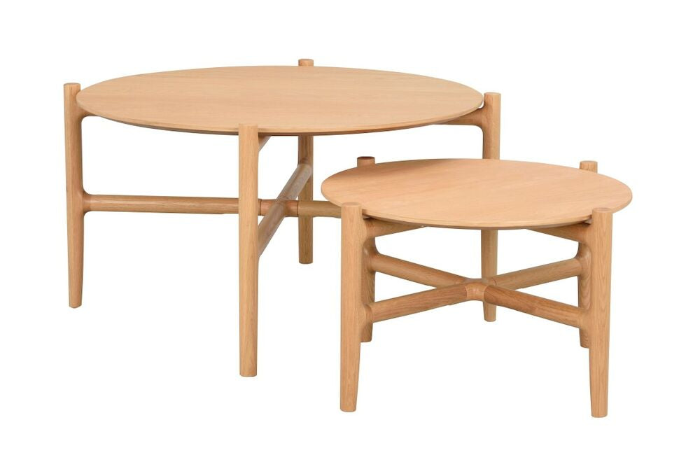 Holton sohvapöytä Ø80 cm tammi