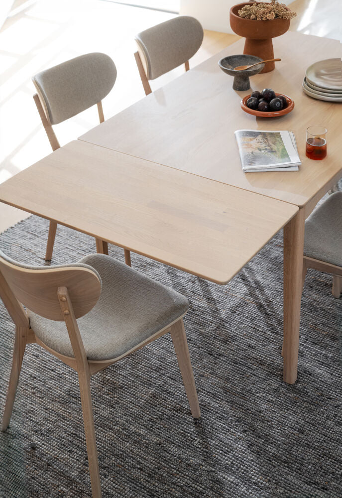 Markham ruokapöydän jatkopala 45 cm valkopesty tammi