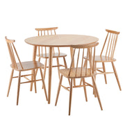 Aino Pöytä halk. 90cm + 4 tuolia Isku Stage