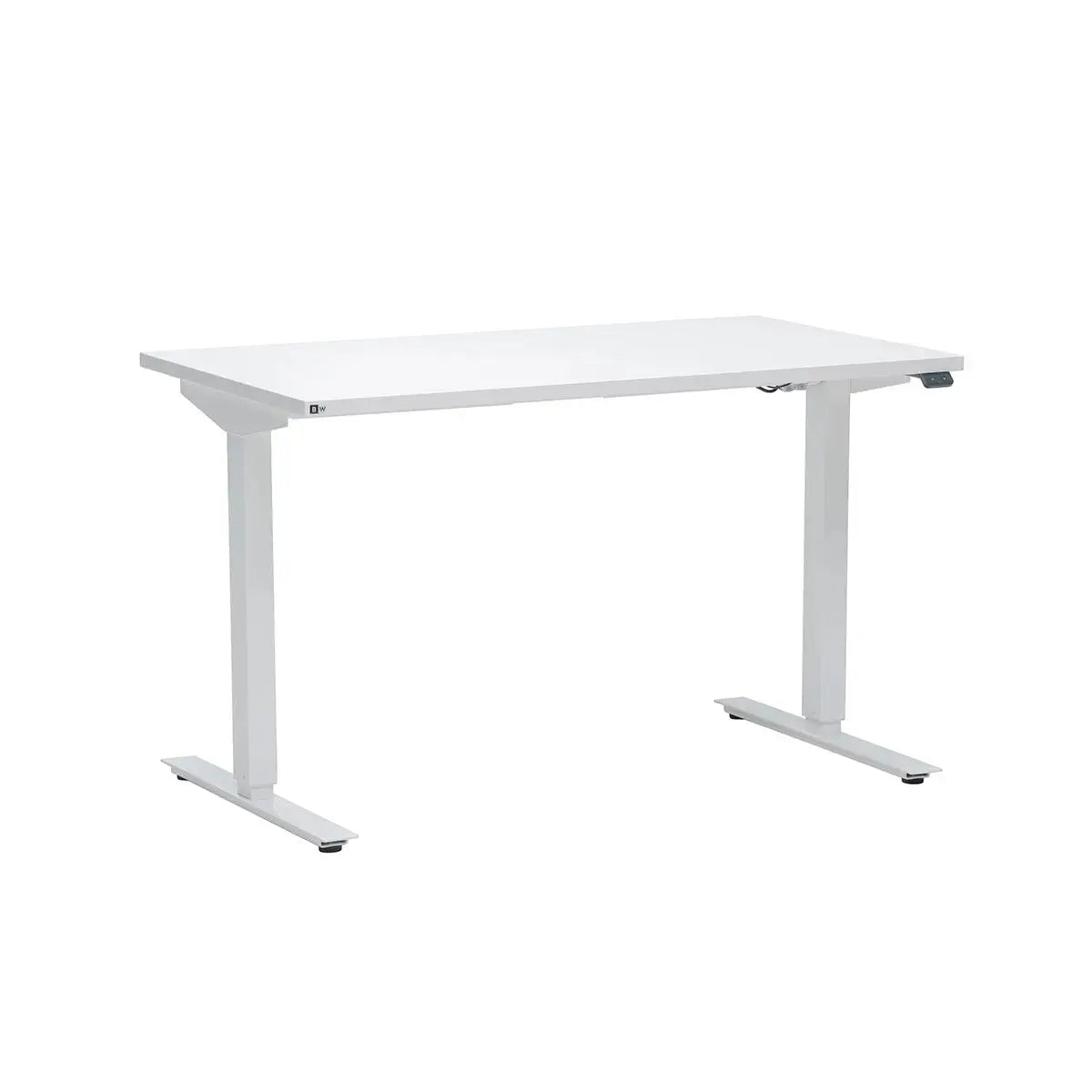 BW Rise sähköpöytä 70x140 cm, valkoinen kansi