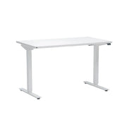 BW Rise sähköpöytä 70x140 cm, valkoinen kansi