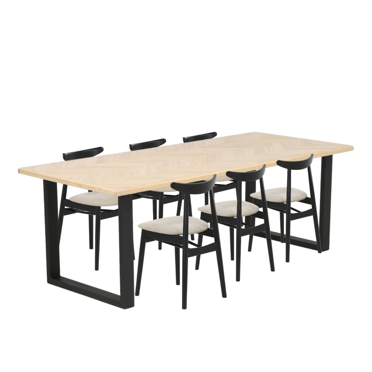 Block ruokapöytä 95x220 cm