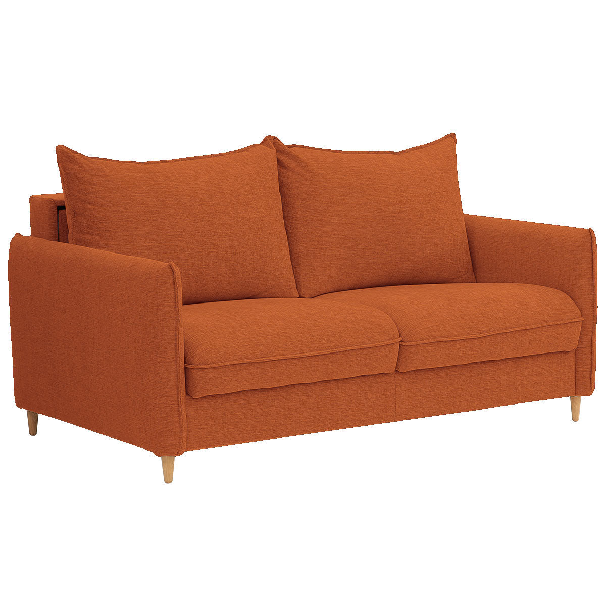Oranssi 2 istuttava vuodesohva Pohjanmaan Chic