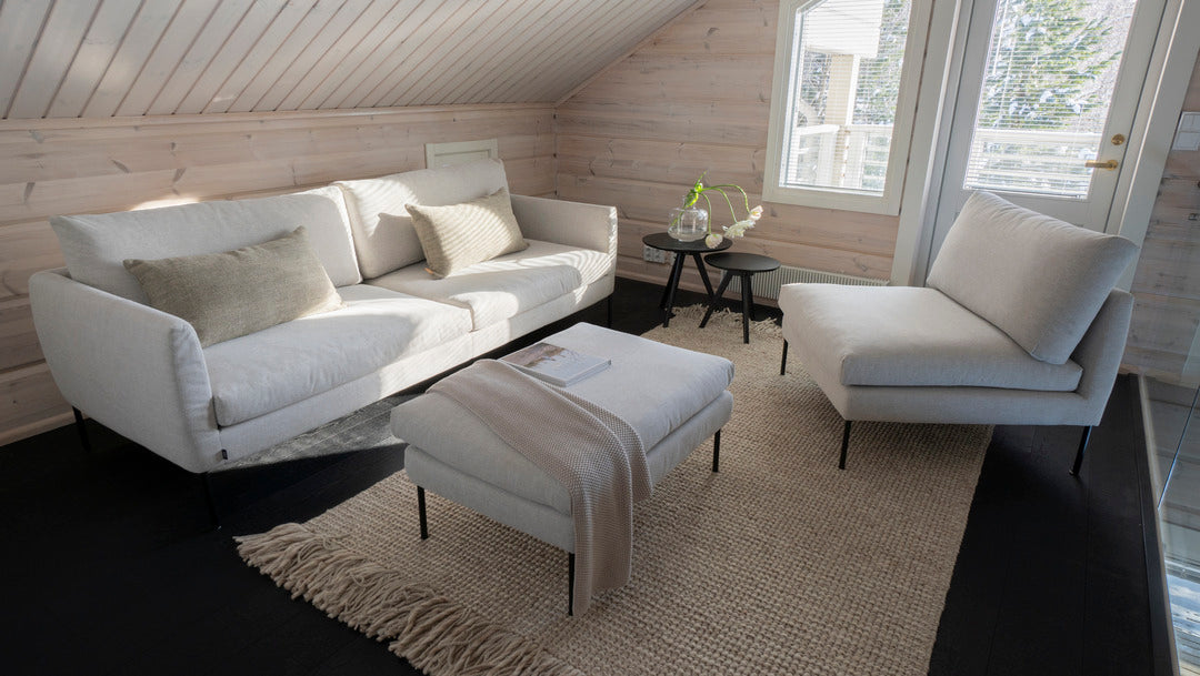 ISKU Curve 1h-istuinpala/nojatuoli 90 cm, Cyber-kangas