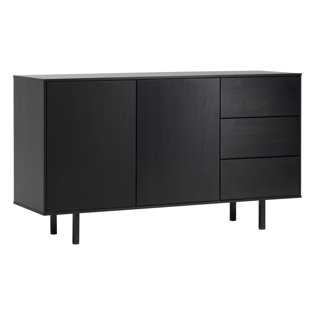 Frame senkki 133 cm, 2 ovella ja 3 laatikolla Isku Stage