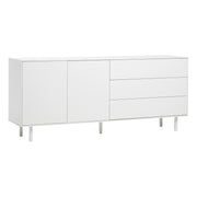 Frame Senkki 177cm, 2 ovella ja 3 laatikolla, valkoinen Isku Stage