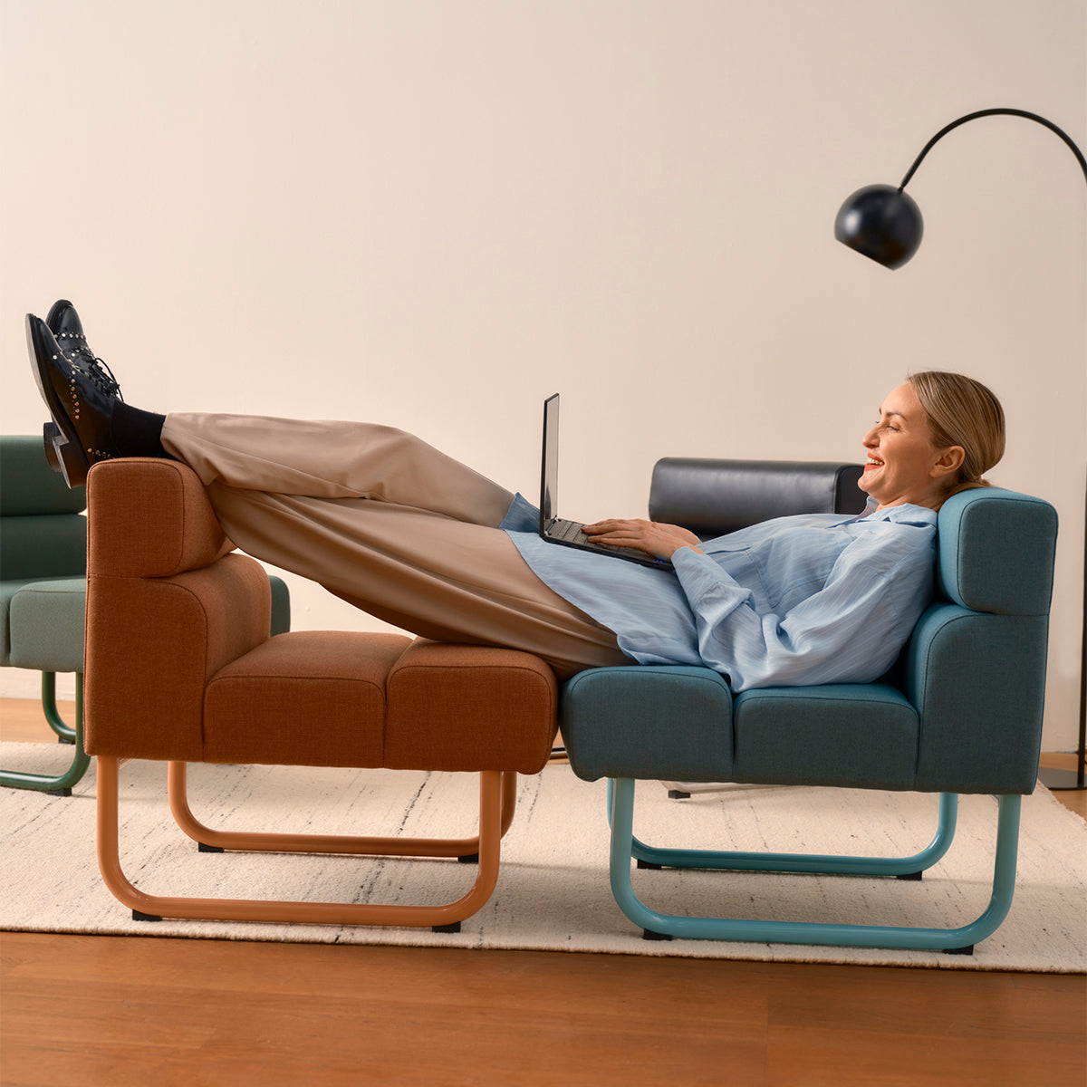 Funkis nojatuoli, Stark 611 -kangas