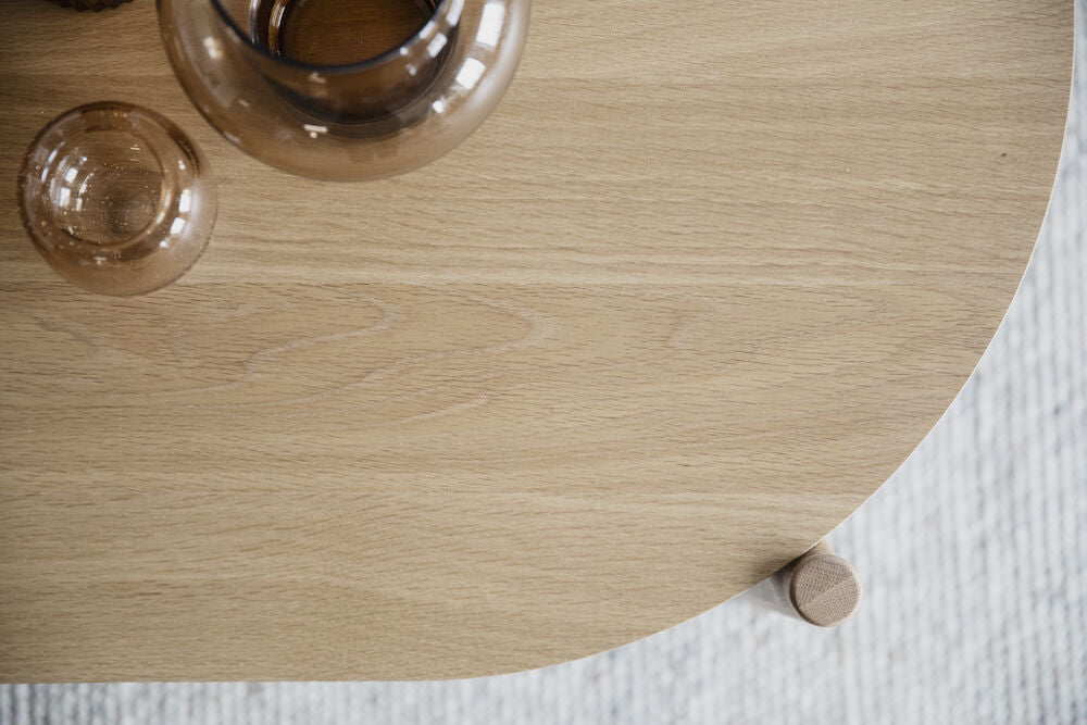 Holton sohvapöytä Ø80 cm tammi