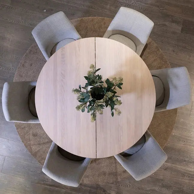 Ivalo lankkupöytä Ø140 cm, koivu