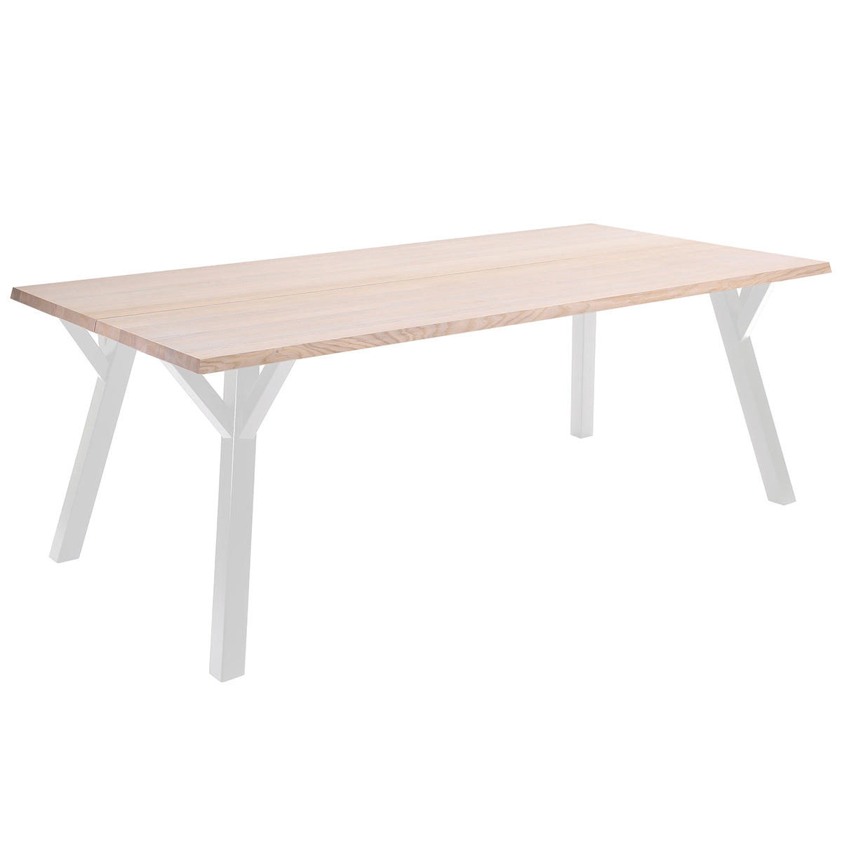 Ivalo Lankkupöytä 100x160cm nordic/smoked 