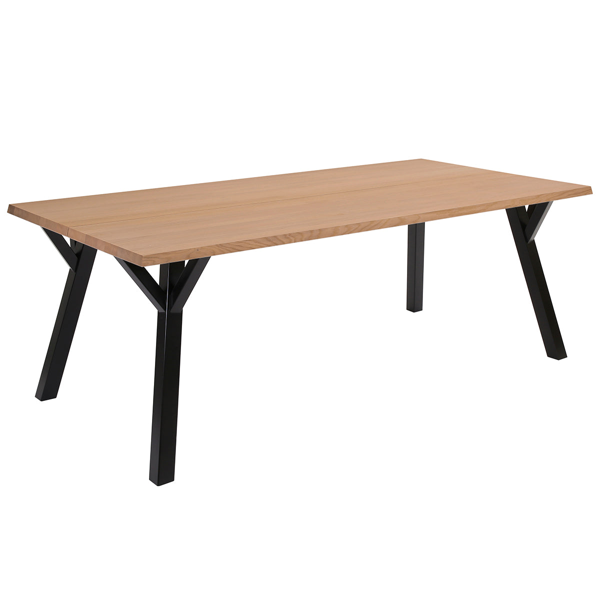 Ivalo Lankkupöytä 100x160cm nordic/smoked 