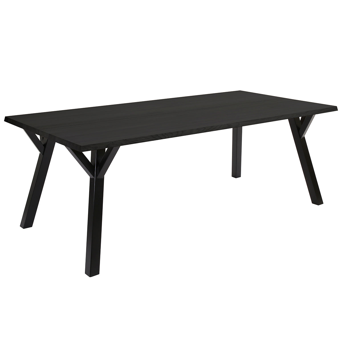 Ivalo Lankkupöytä 100x160cm nordic/smoked 