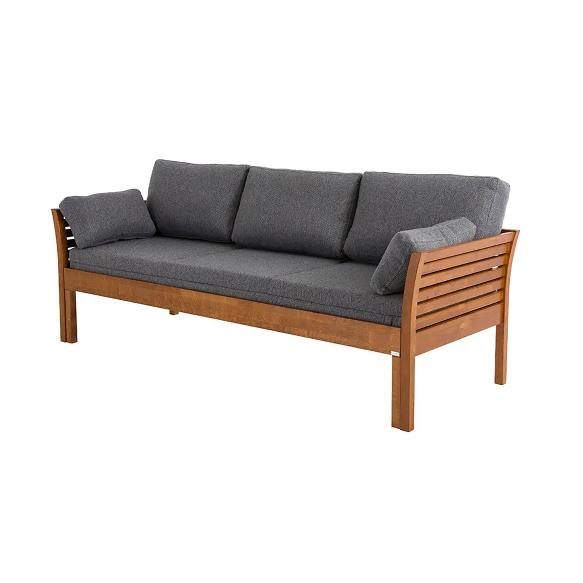 Kanerva puuvuodesohva 190 cm + Levon taittopatjasarja kiteen