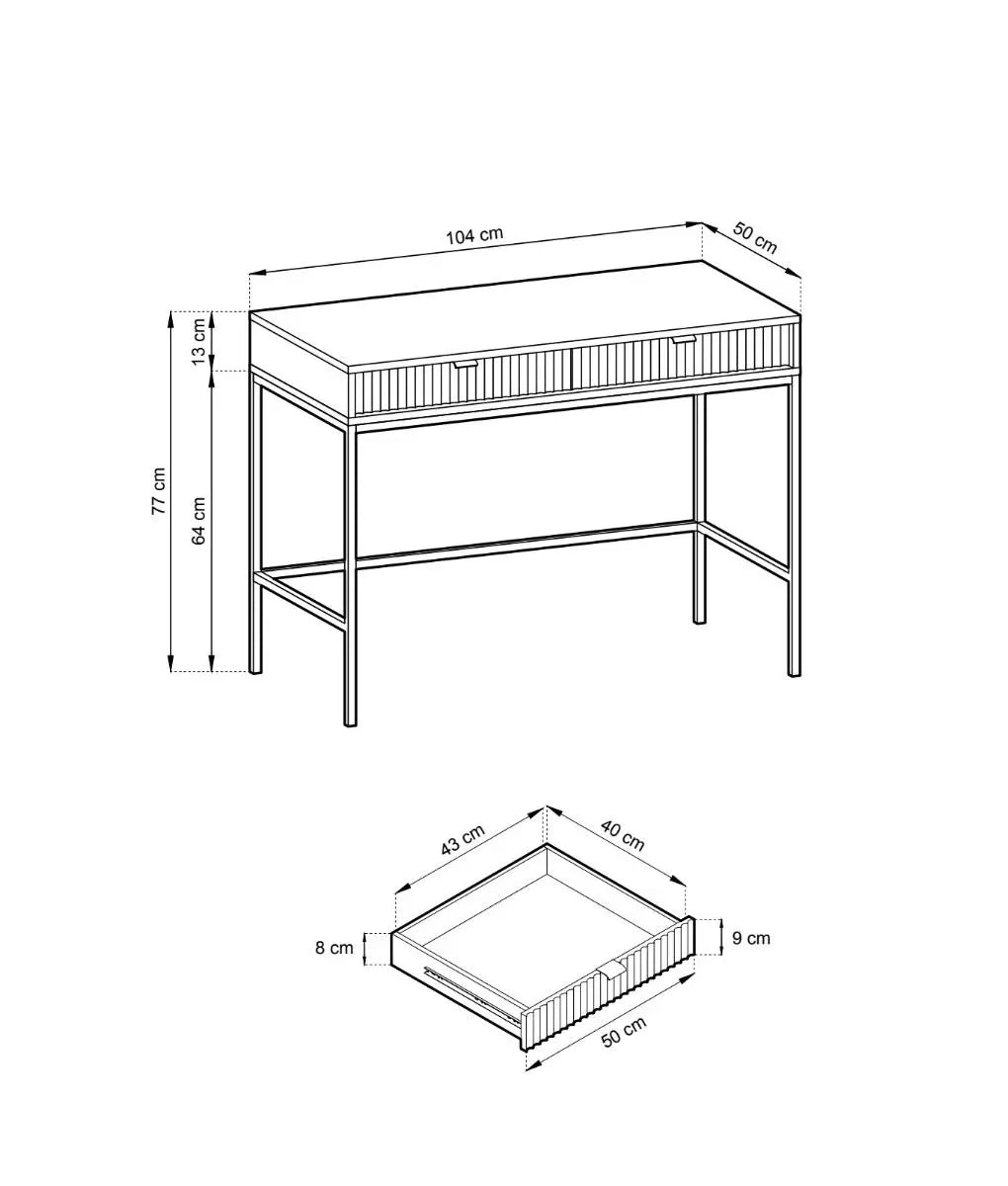 Latte kirjoituspöytä Isku Stage
