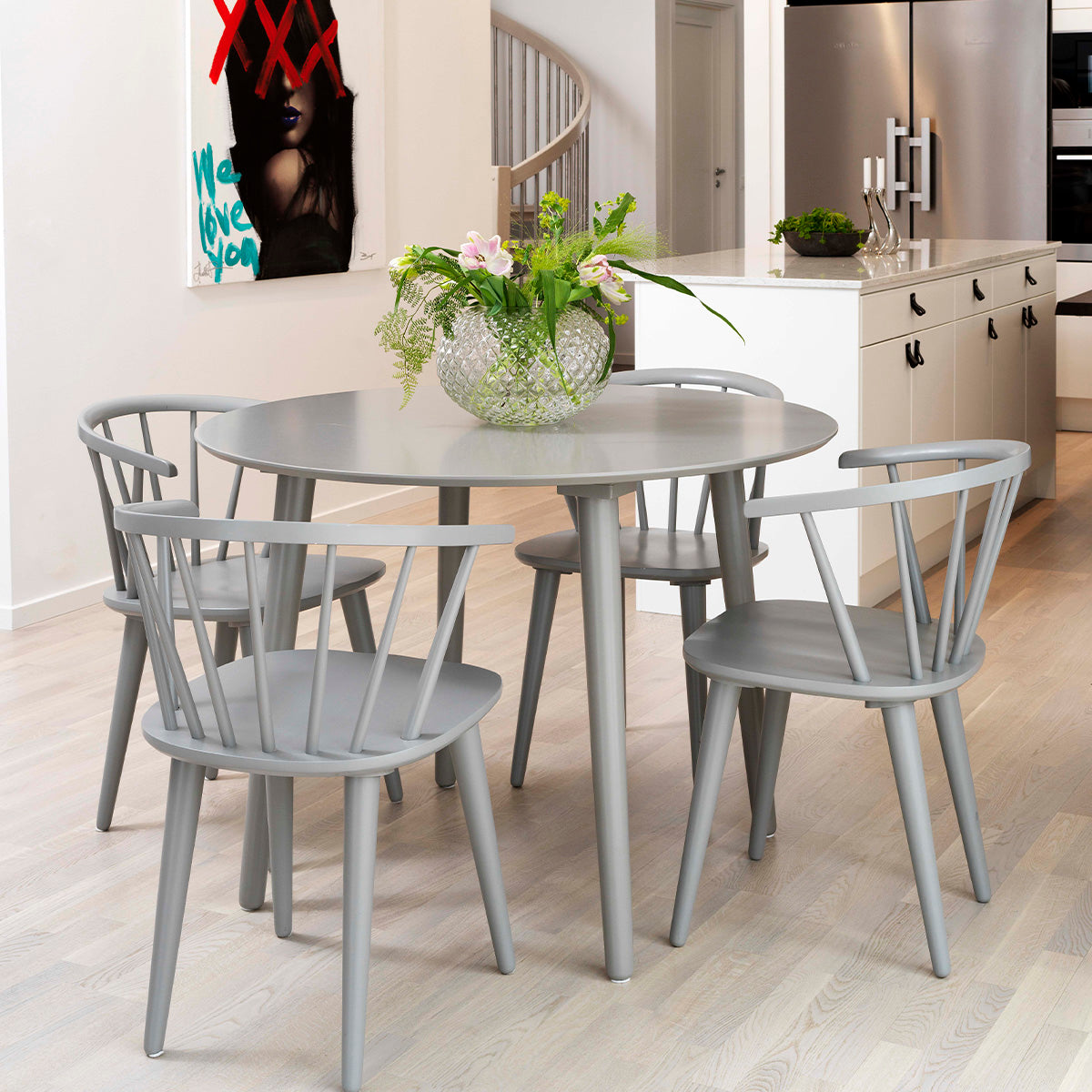 Lotta Ruokapöytä halk.106cm valkoinen 