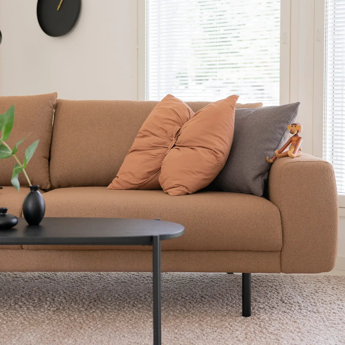 Monkey 3h-sohva 240 cm, Rate-kangas