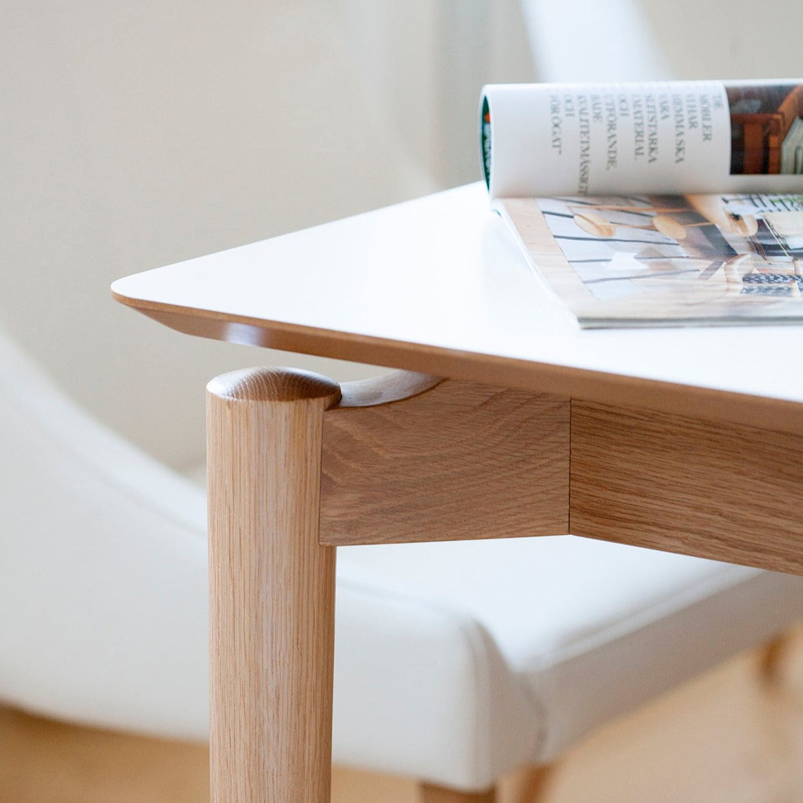 Odense ruokapöytä 100x150+40 cm 