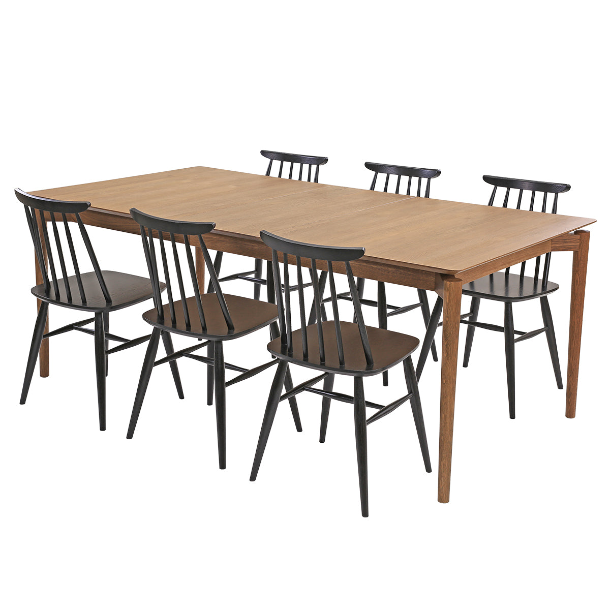 Odense ruokapöytä 100x150+40 cm 