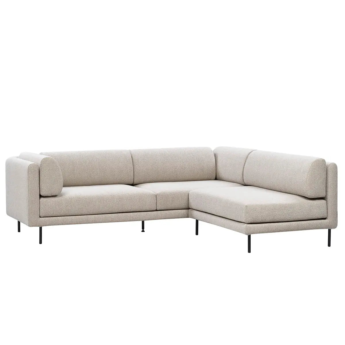 Olé divaanisohva, mustat metallijalat interface