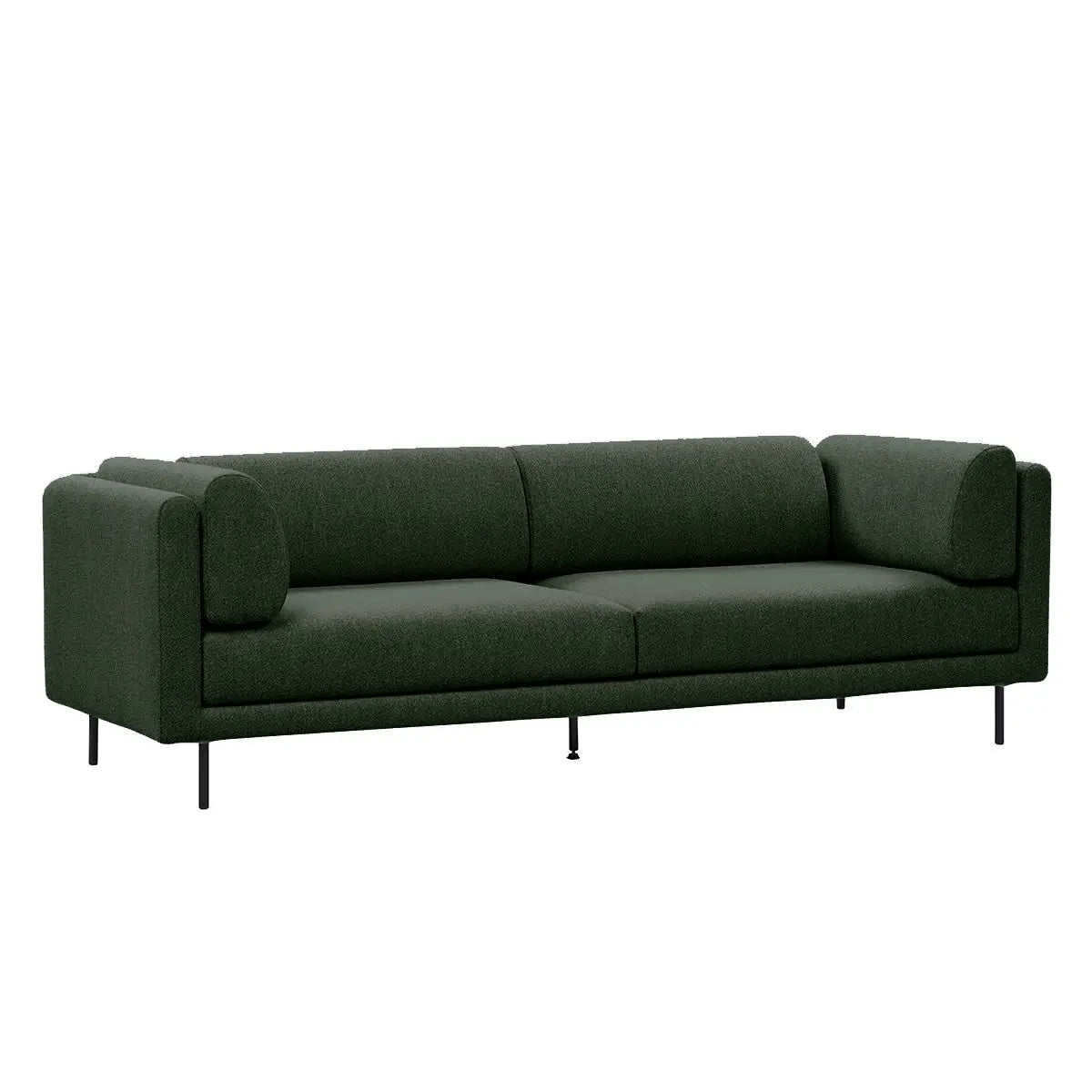 Olé sohva L248, mustat metallijalat interface