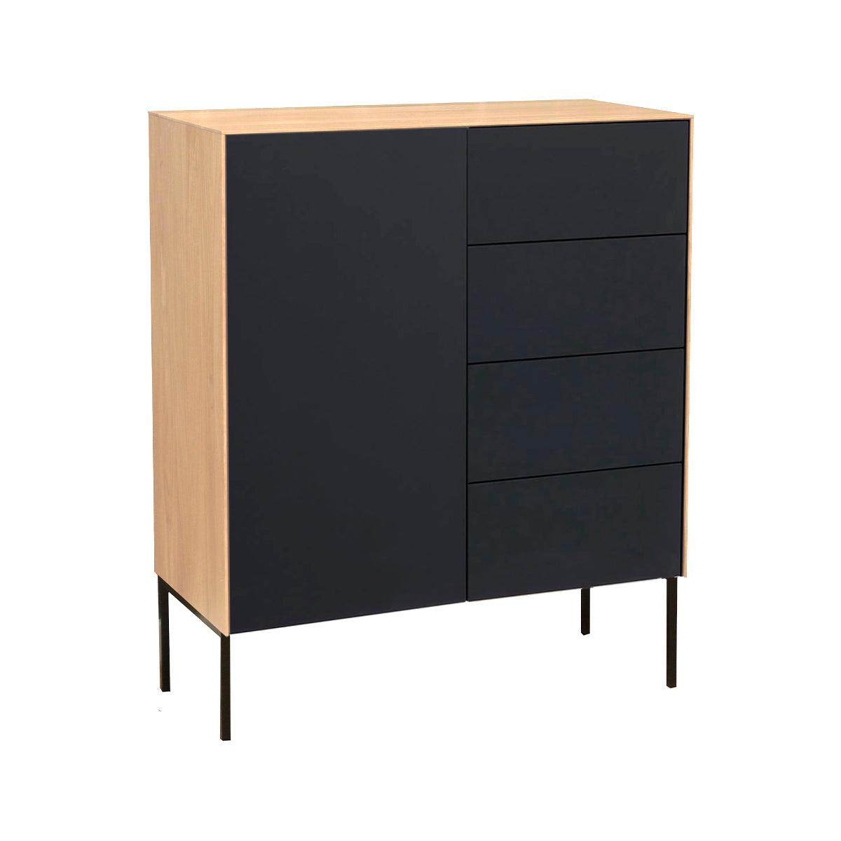 Orion senkki 81 cm, 1 ovi, 4 laatikkoa 