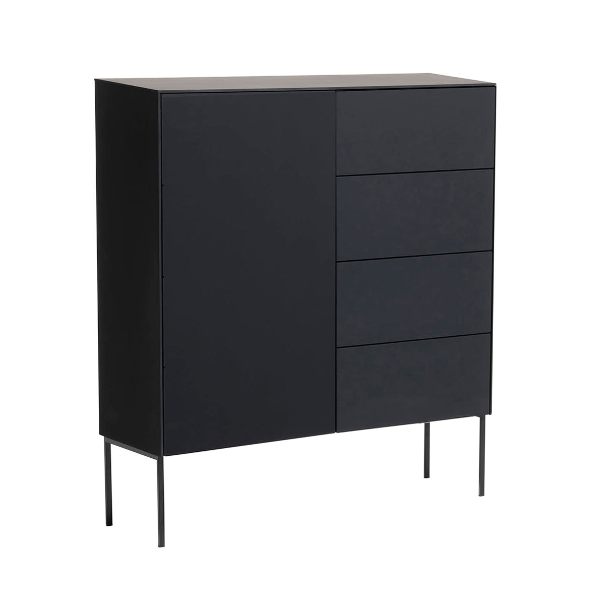 Orion senkki 81 cm, 1 ovi, 4 laatikkoa 