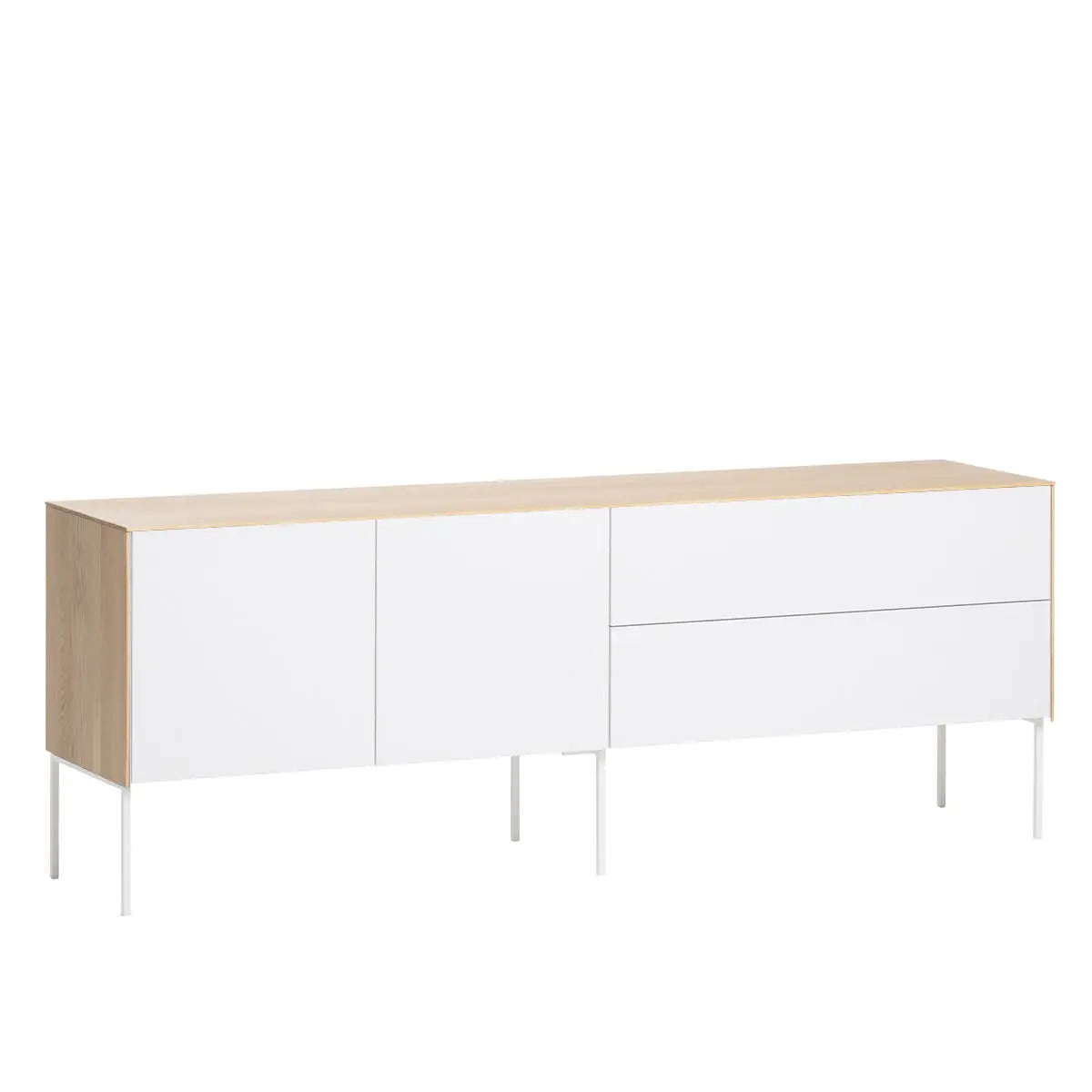 Orion taso 161 cm, 2 ovea ja 2 laatikkoa Isku Stage