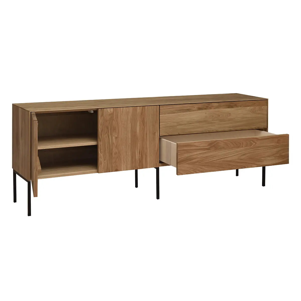 Orion taso 161 cm, 2 ovea ja 2 laatikkoa Isku Stage