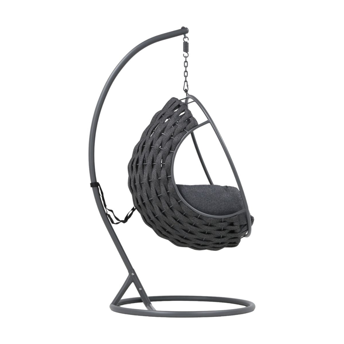 Point riipputuoli ja teline, harmaa