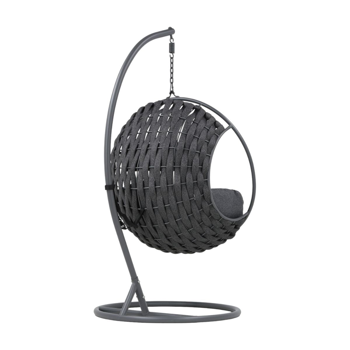 Point riipputuoli ja teline, harmaa