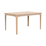 Markham ruokapöytä 140x90 cm valkopesty tammi