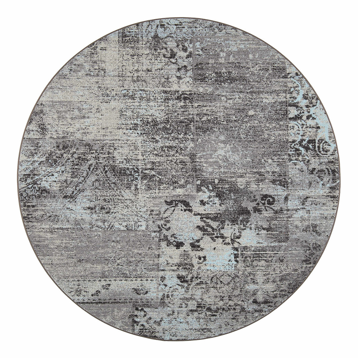 Rustiikki matto pyöreä 