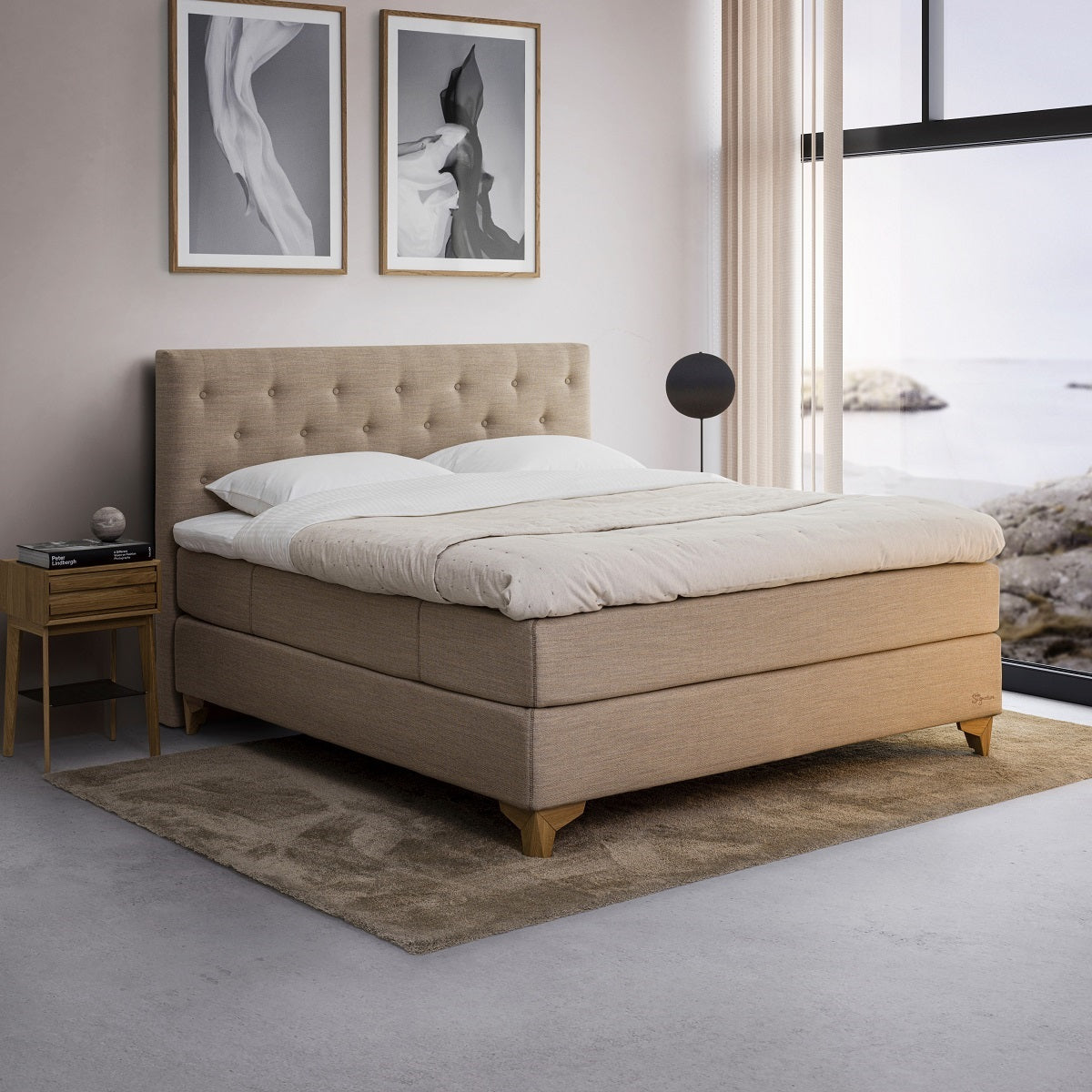 Signature J6 jenkkisänky Seamless 160x200 cm + Sleep I sijauspatja jensen