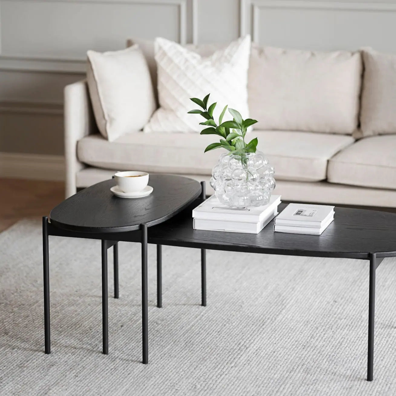 Skye sohvapöytä ovaali 80 x 40 cm rowico