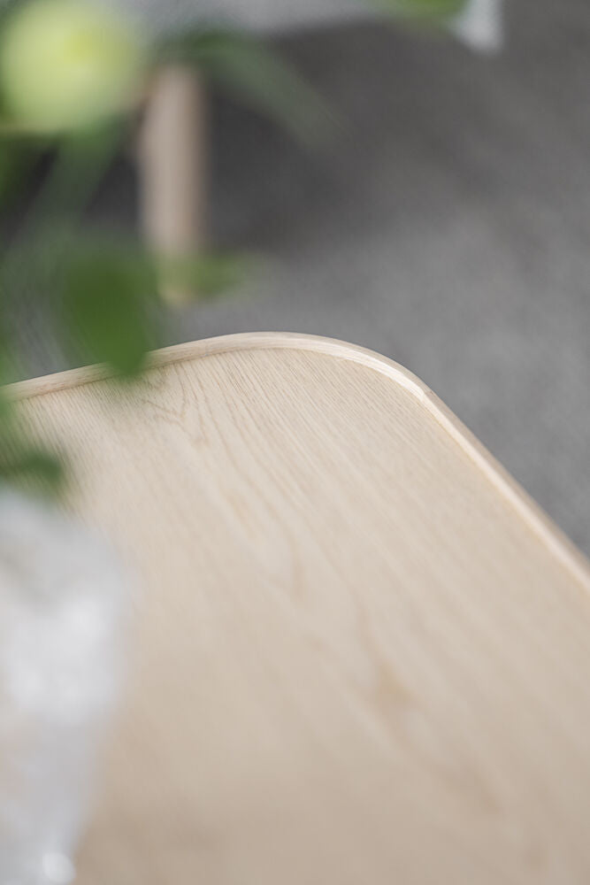 Sullivan sohvapöytä 80x80 cm valkopesty tammi