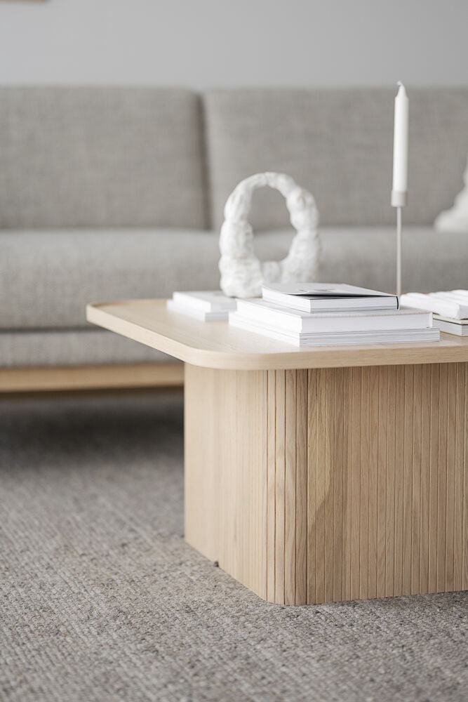 Sullivan sohvapöytä 80x80 cm valkopesty tammi