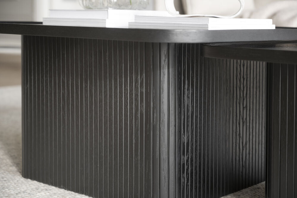 Sullivan sohvapöytä 60x60 cm musta tammi