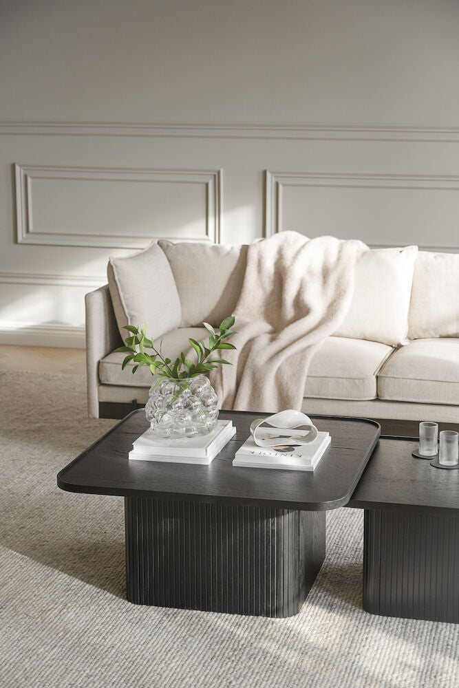 Sullivan sohvapöytä 60x60 cm musta tammi