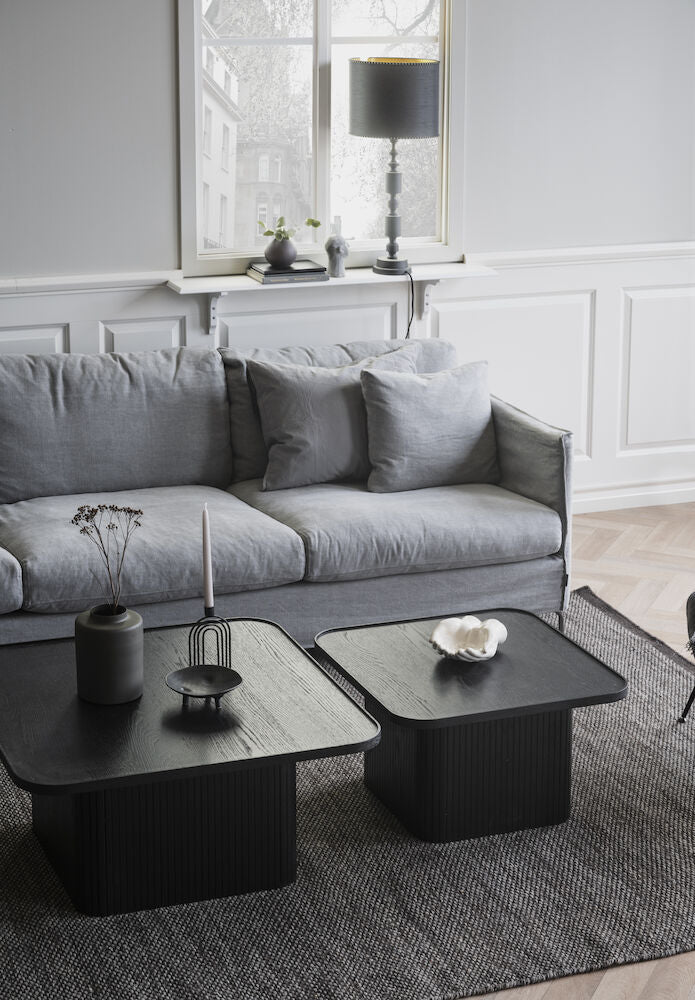 Sullivan sohvapöytä 60x60 cm musta tammi