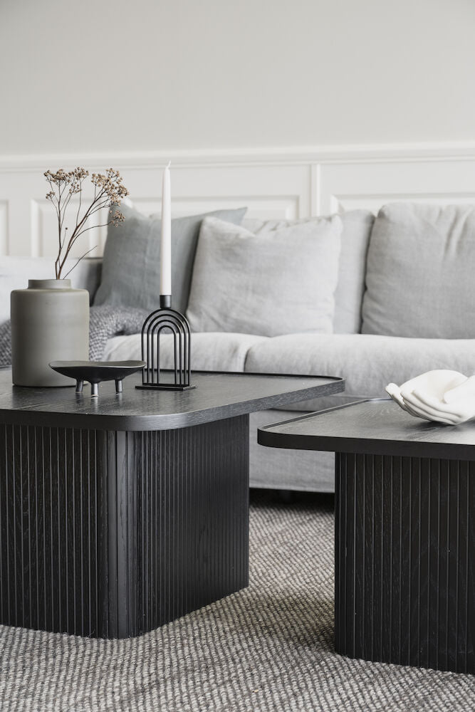 Sullivan sohvapöytä 60x60 cm musta tammi