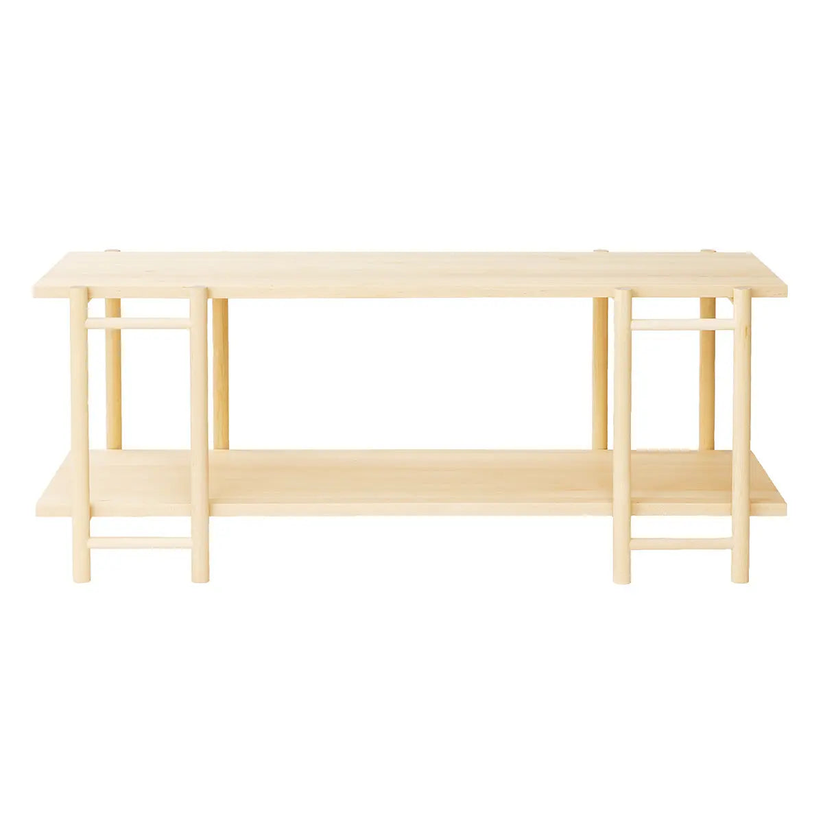 Tikas Hylly matala, koivu Isku Stage