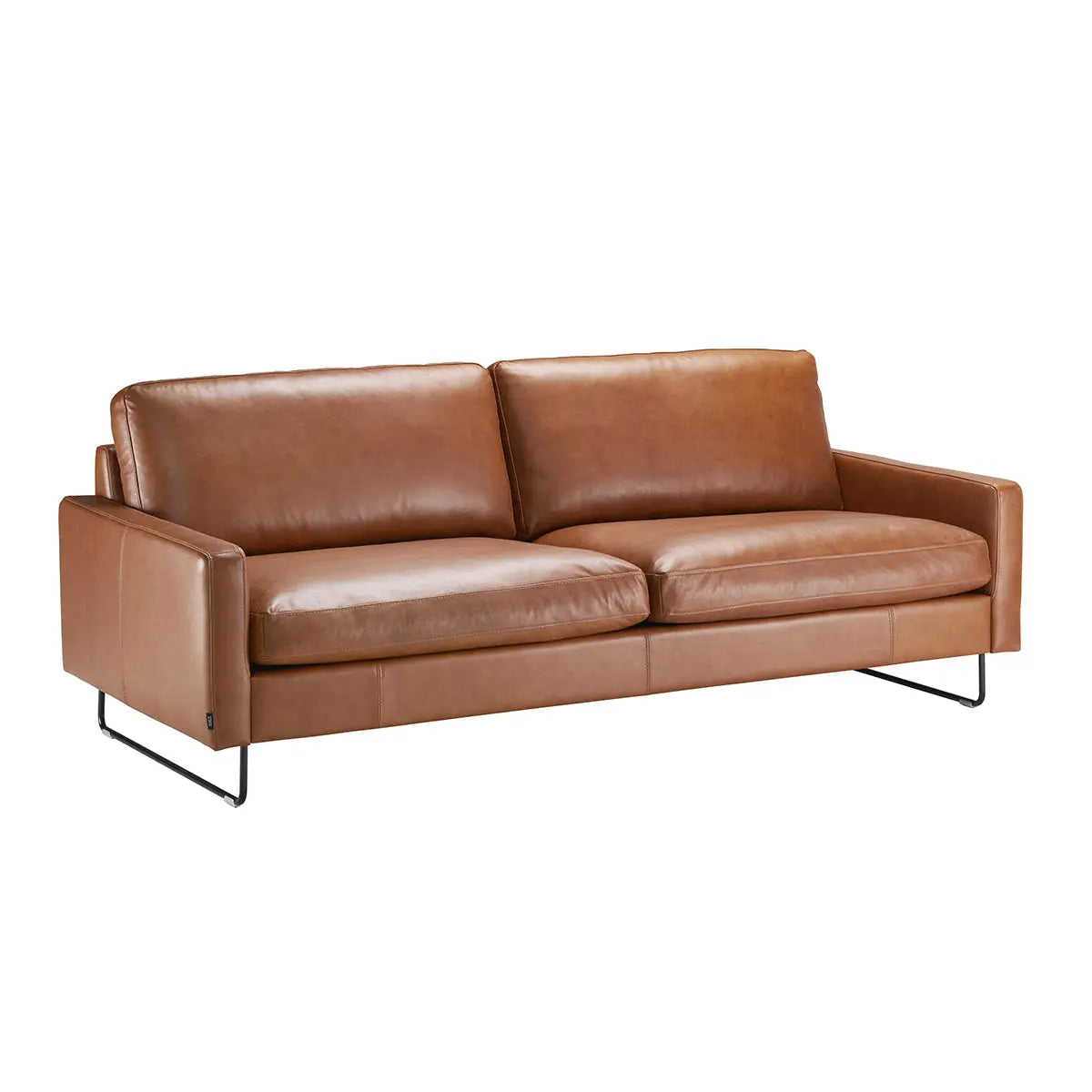 Time 3h Ranch 3h-sohva, Ranch-nahka, musta lenkkijalka isku