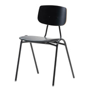Tuoli 53 Musta, Lena-nahkaverhoilu Isku Stage