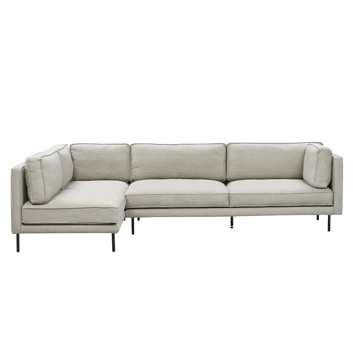 Viva divaanisohva, mustat metallijalat interface