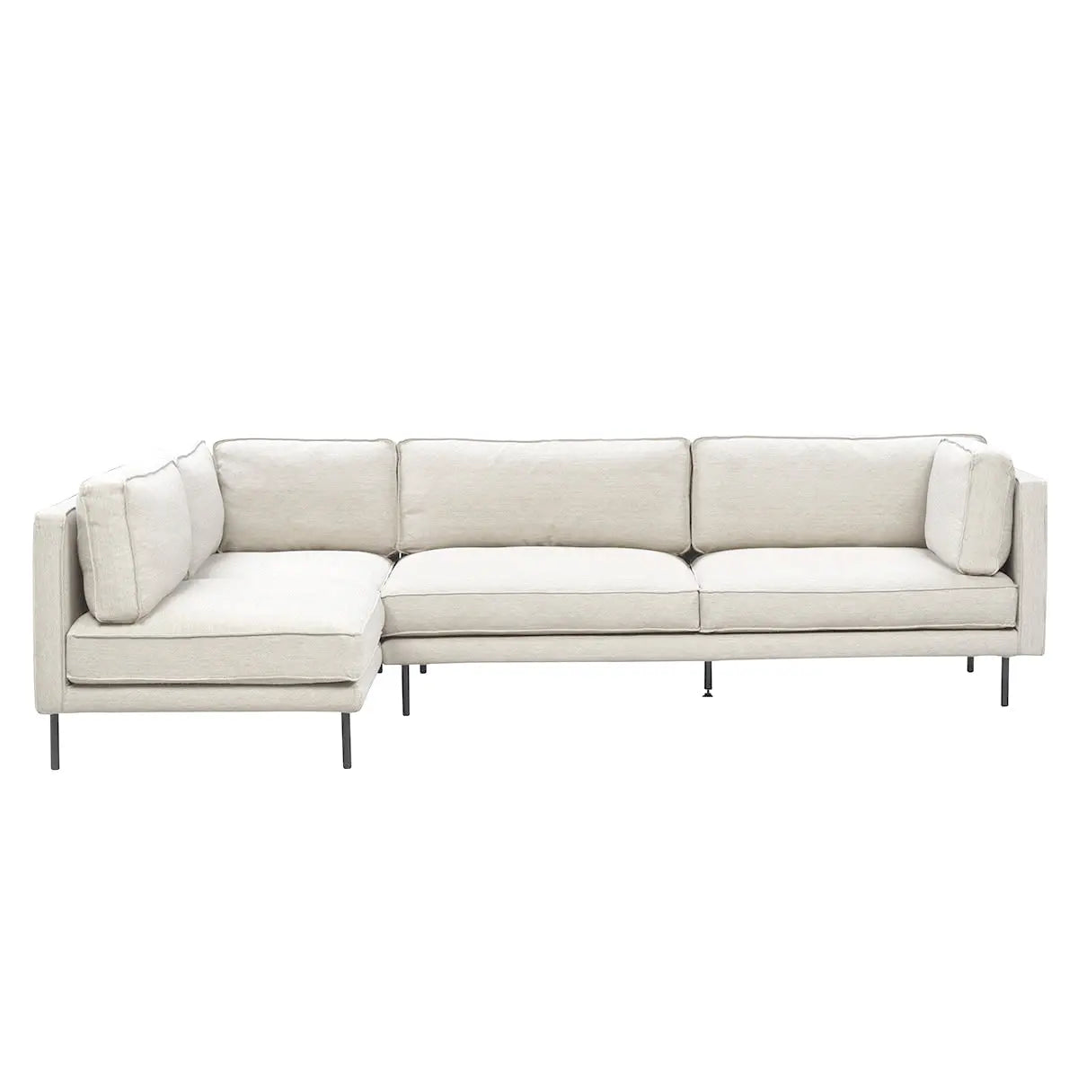 Viva divaanisohva, mustat metallijalat interface