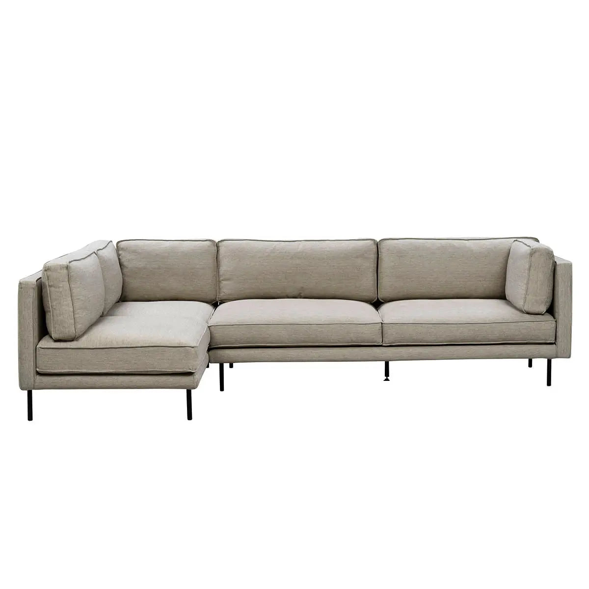 Viva divaanisohva, mustat metallijalat interface