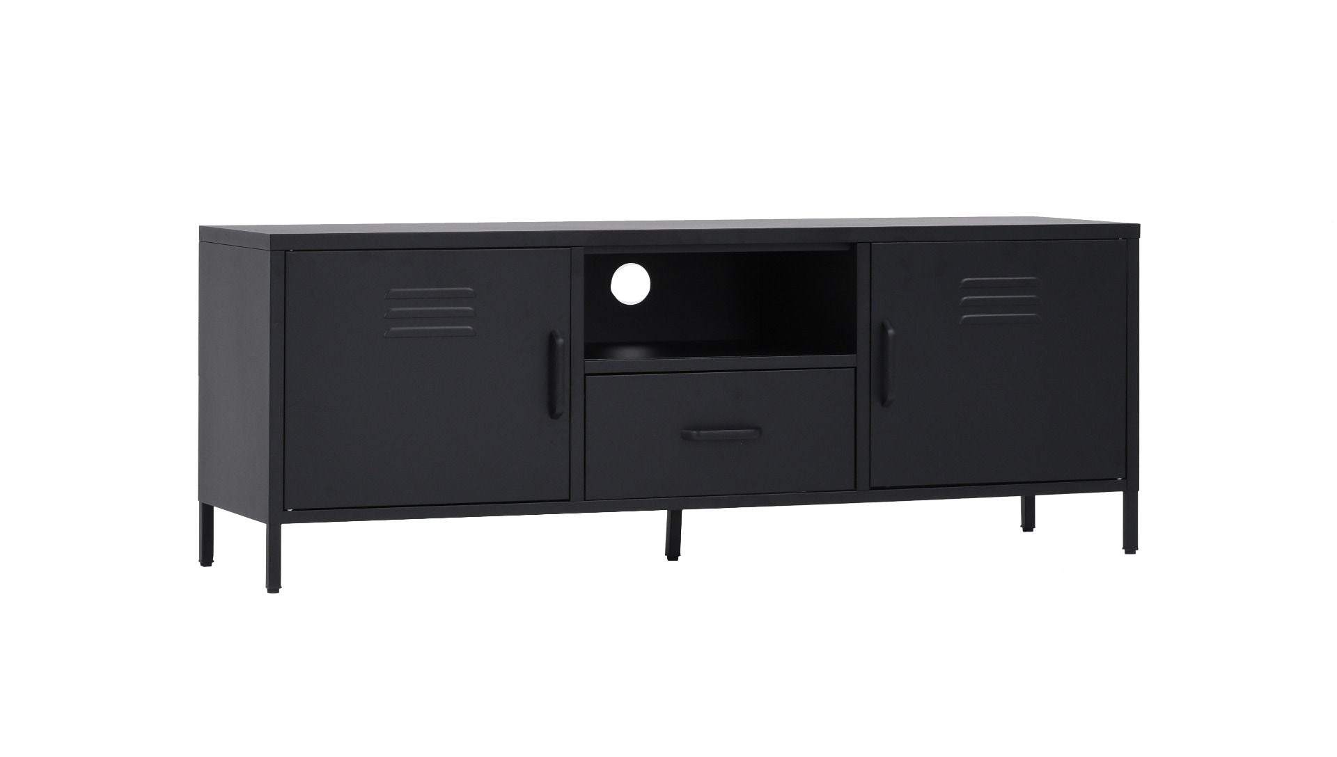 Carbon TV-taso 150x40 cm, musta