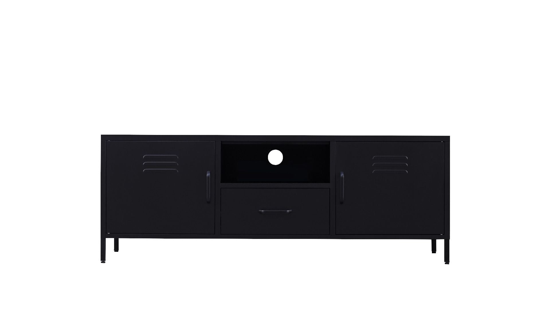 Carbon TV-taso 150x40 cm, musta