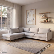 Chic XL 3h-avokulmasohva 289x248 cm, Atlantic-kangas